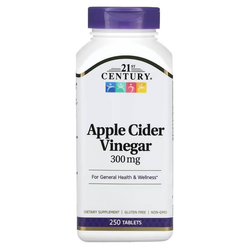 21st Century Apple Cider Vinegar 300 mg 250 Tablets