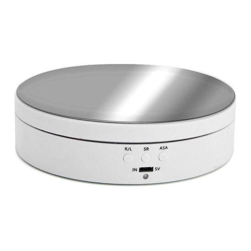3 Speeds Electric Rotating Display Stand Mirror 360 Degree