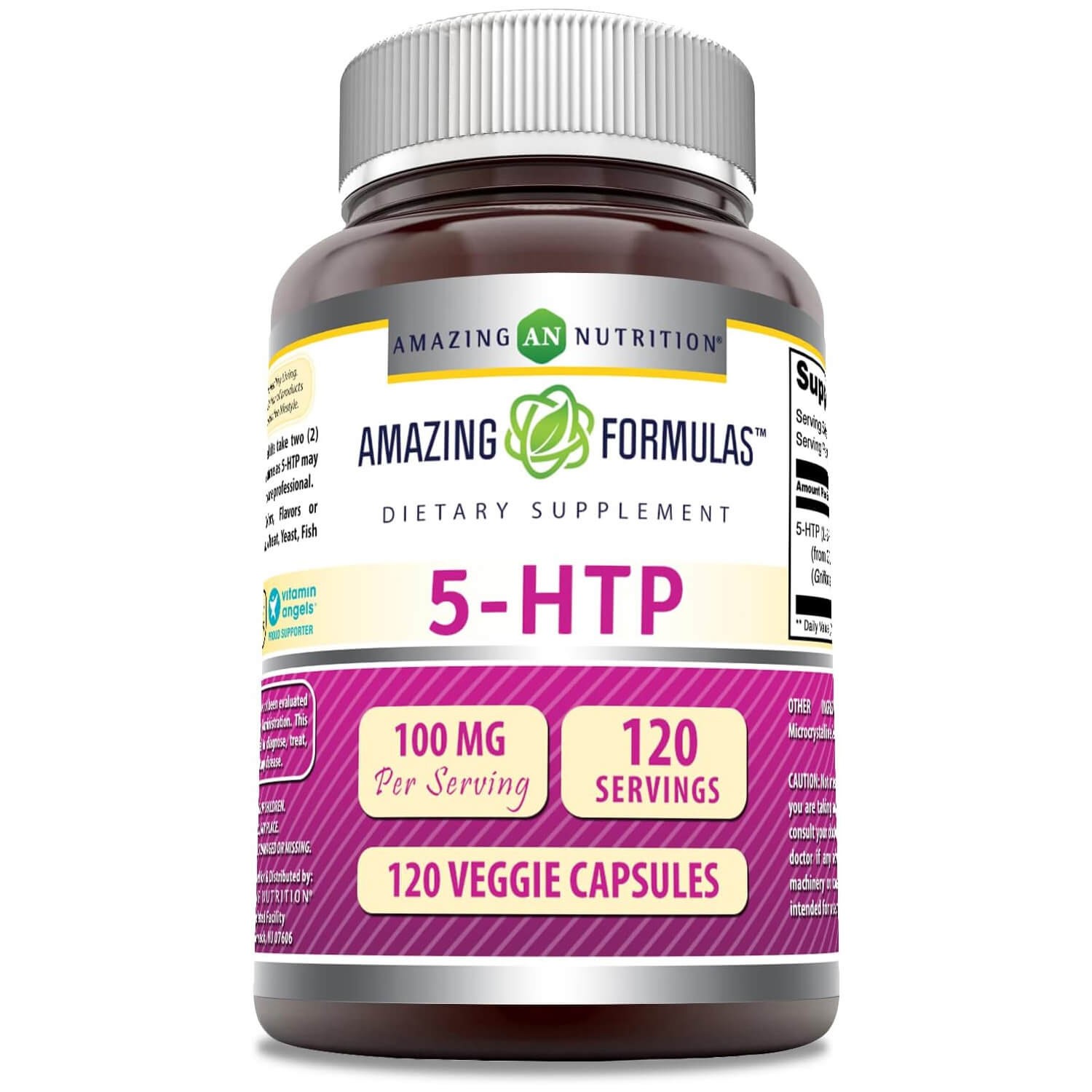 Amazing Formulas 5-HTP 100 Mg Supplement 120 Capsule