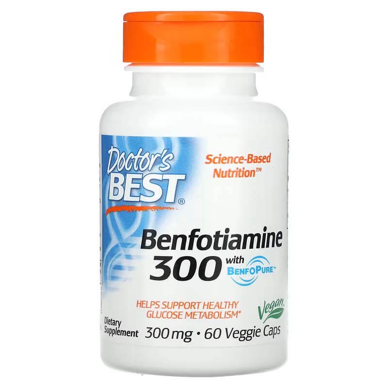 Benfotiamine 300 with BenfoPure 300mg 60 Veggie Caps