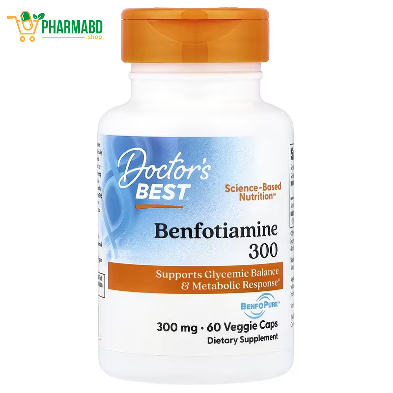 Benfotiamine 300 with BenfoPure 300mg 60 Veggie Caps