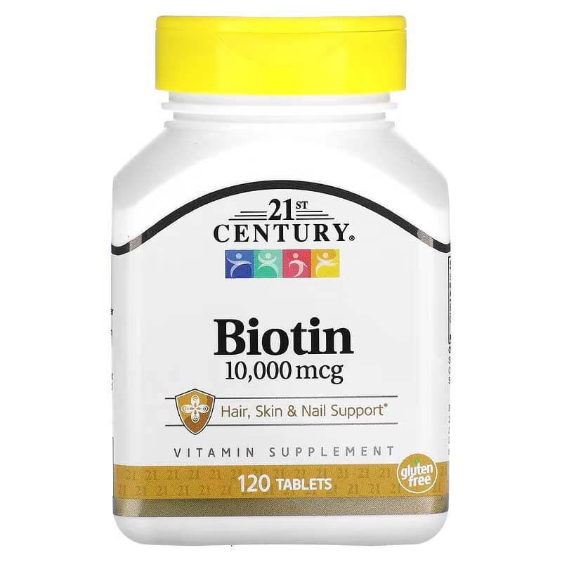 Biotin supplement 10000 mcg 120 Tablets