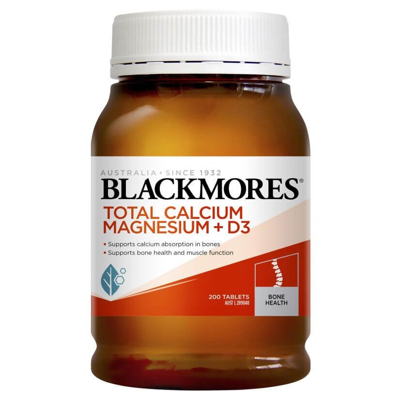 Blackmores Total Calcium & Magnesium + D3 200 Tablets