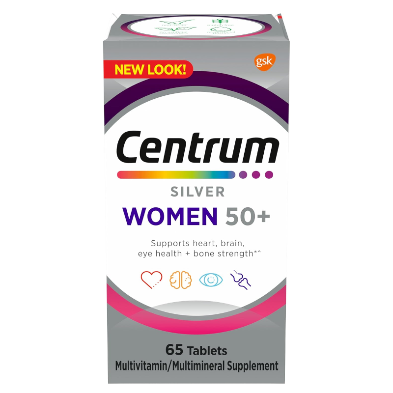 Centrum Silver Women 50+ Multivitamin 65 Tablets