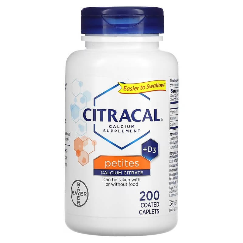 Citracal Calcium Petites Vitamin D3, 200 Caplets