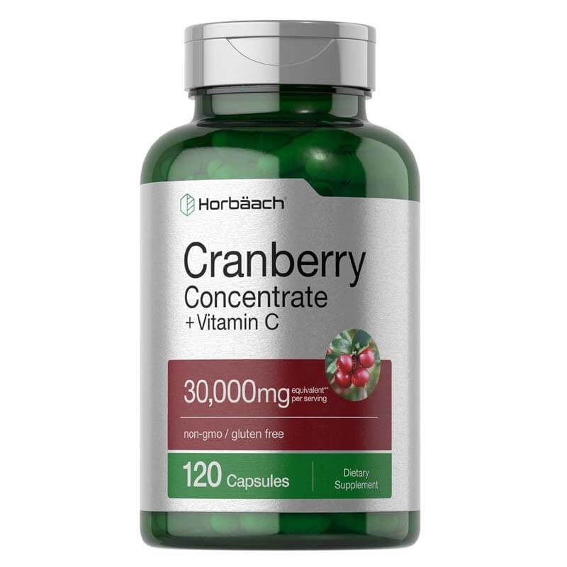 Cranberry Concentrate Extract Pills + Vitamin C  30000mg  12