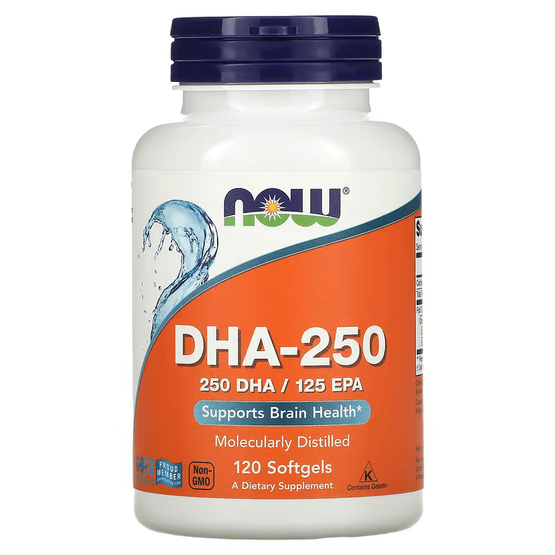 DHA 250 Supplement Supports Brain Health 120 Softgels