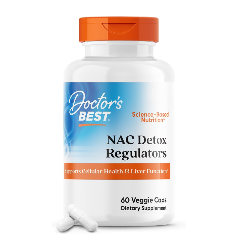 Doctor's Best NAC Detox Regulators with Seleno Excell 60 Veg