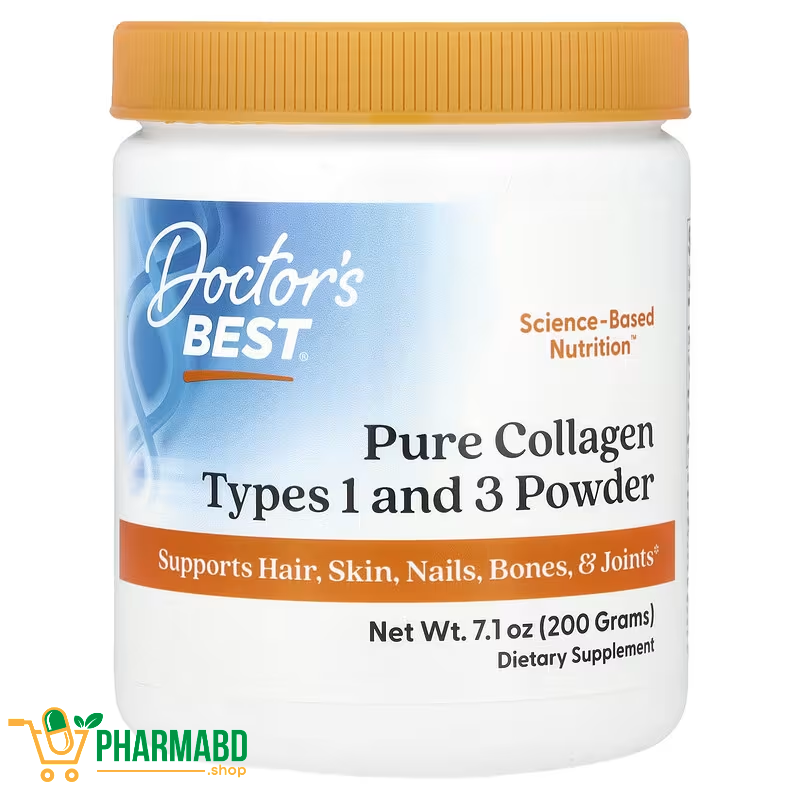 Doctor's Best Pure Collagen Types 1 and 3 Powder 200gm