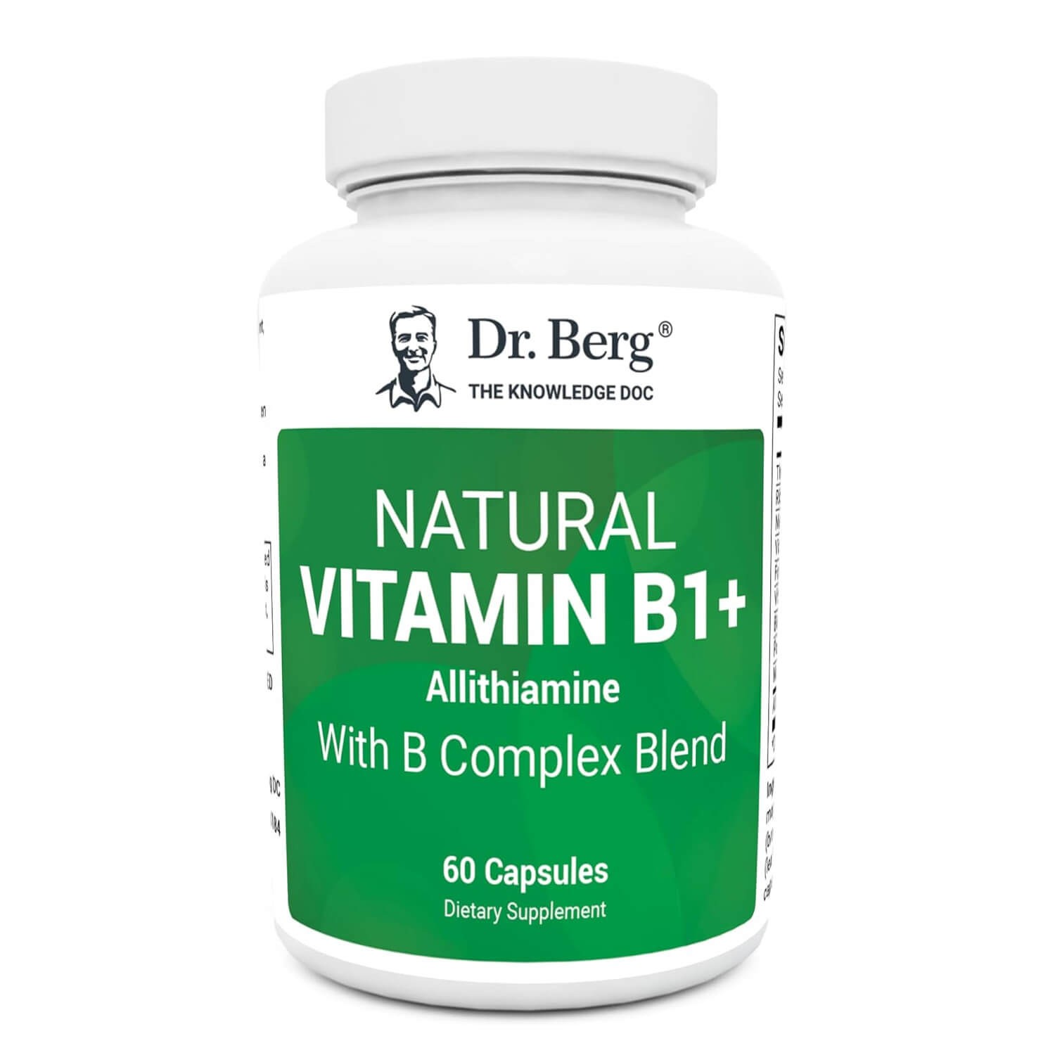 Dr. Berg Natural Vitamin B1 B6 B12 Complex Supplement 60 Cap