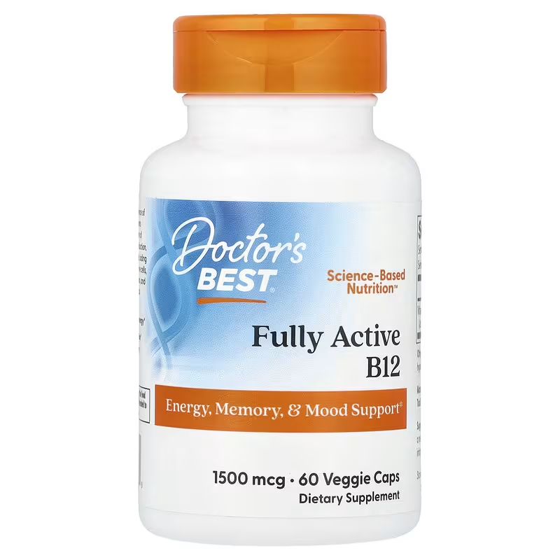Fully Active B12 1500mcg 60 VegCaps