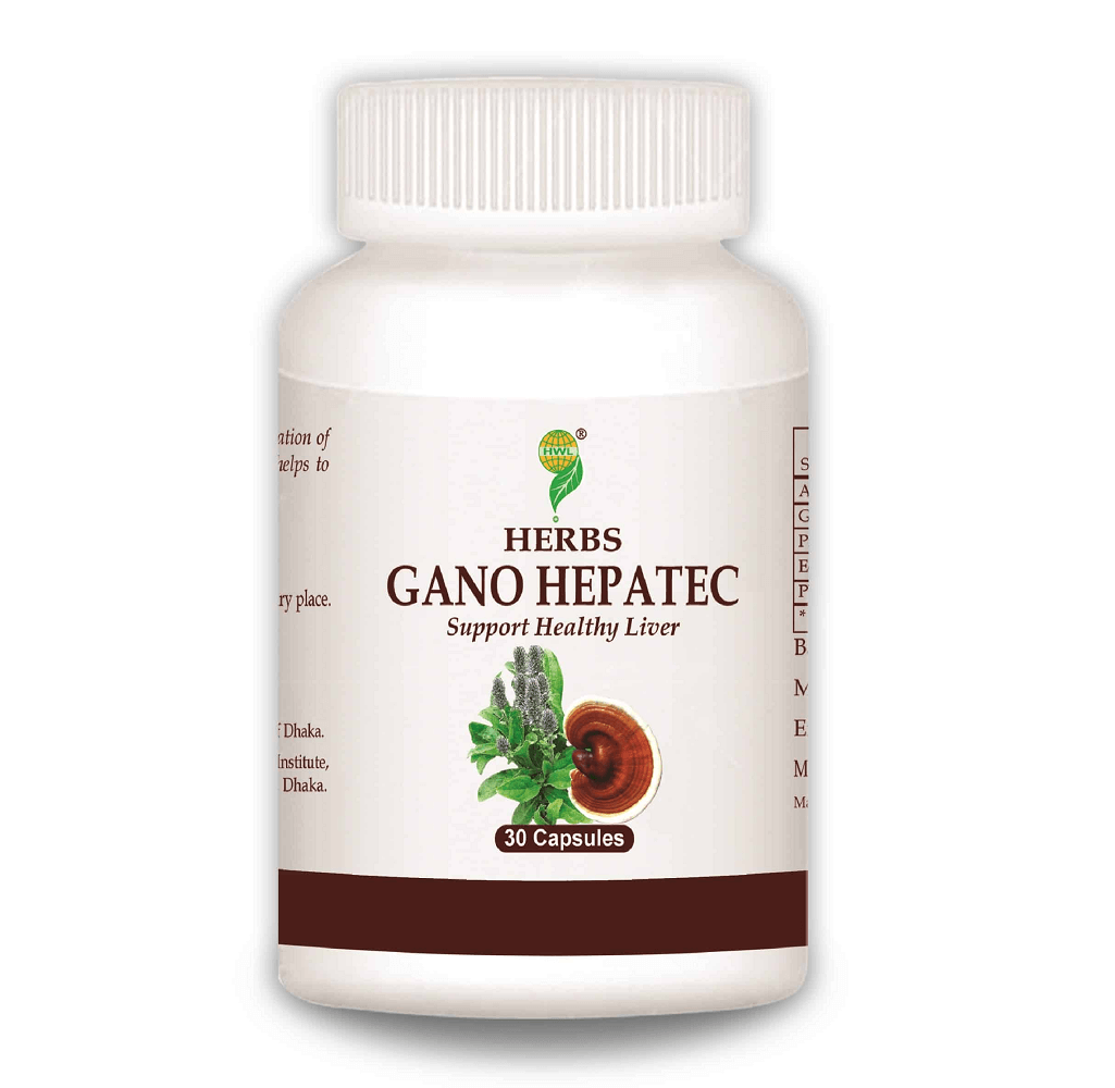 Gano Hepatec liver support health supplement 30 Capsules