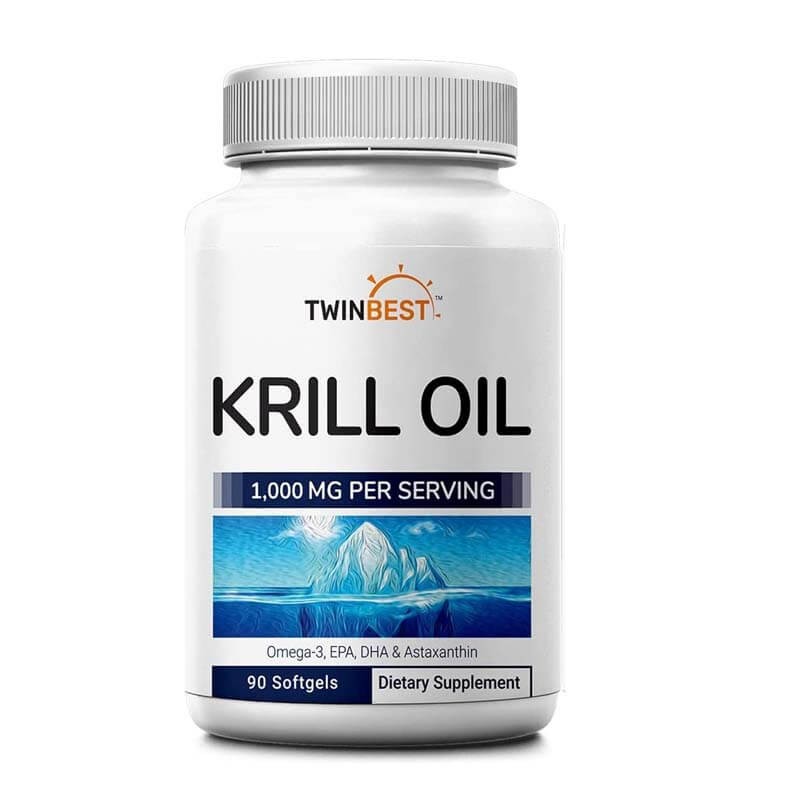 Krill Oil Softgels 1000mg 90 Count