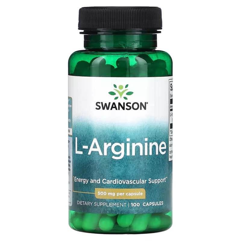 L-Arginine 500mg 100 Capsules