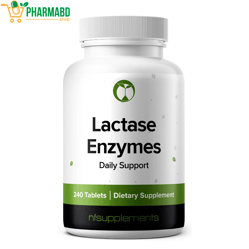 Lactobacillus Lactase Enzymes 240 Tablets, 3000 FFC ALU 90mg