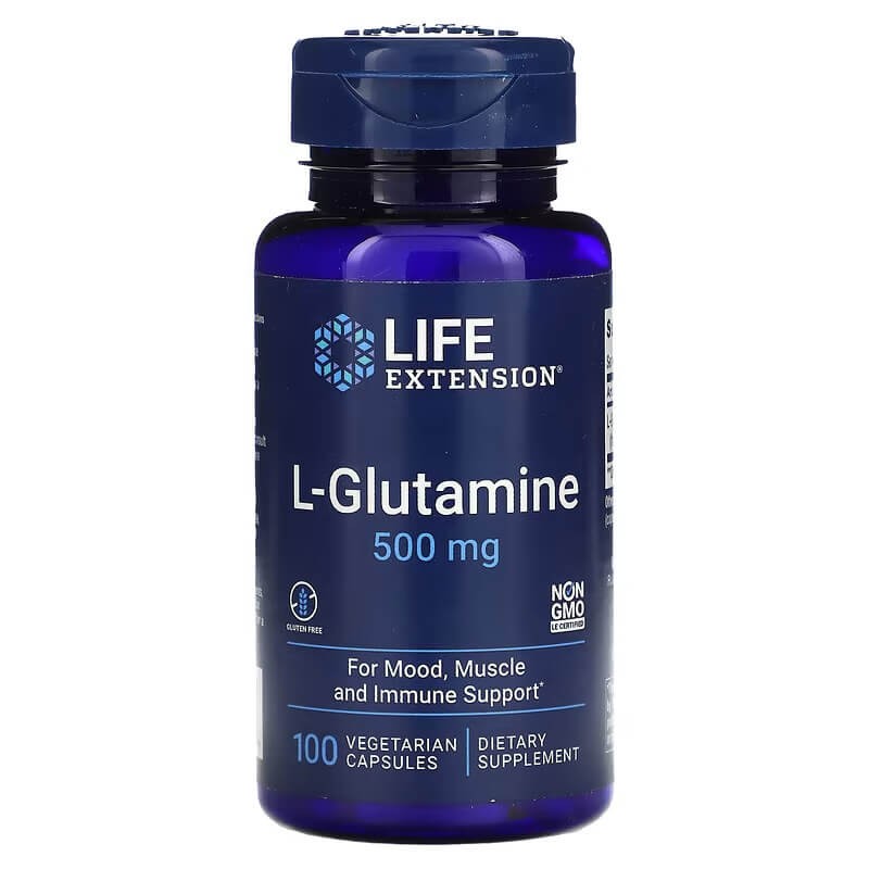 Life Extension L- Glutamine 500 mg 100 vegcaps