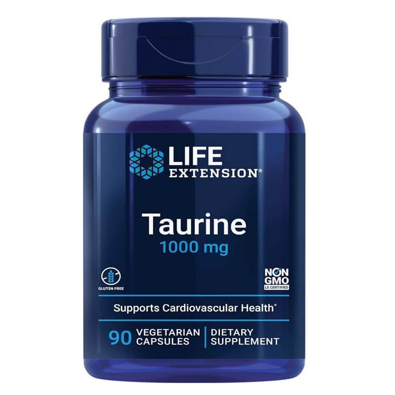 Life Extension Taurine 1000mg 90 VegCapsules