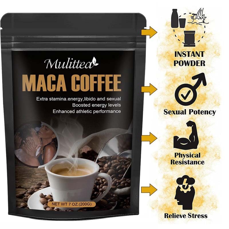 Maca Coffee Energy ＆ Stamina Relieve Stress Improve Enhance Boost