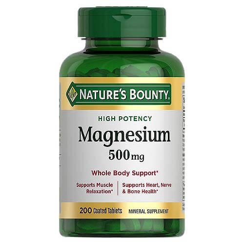 Magnesium, 500 Mg Bone & Muscle Health 200Tablets