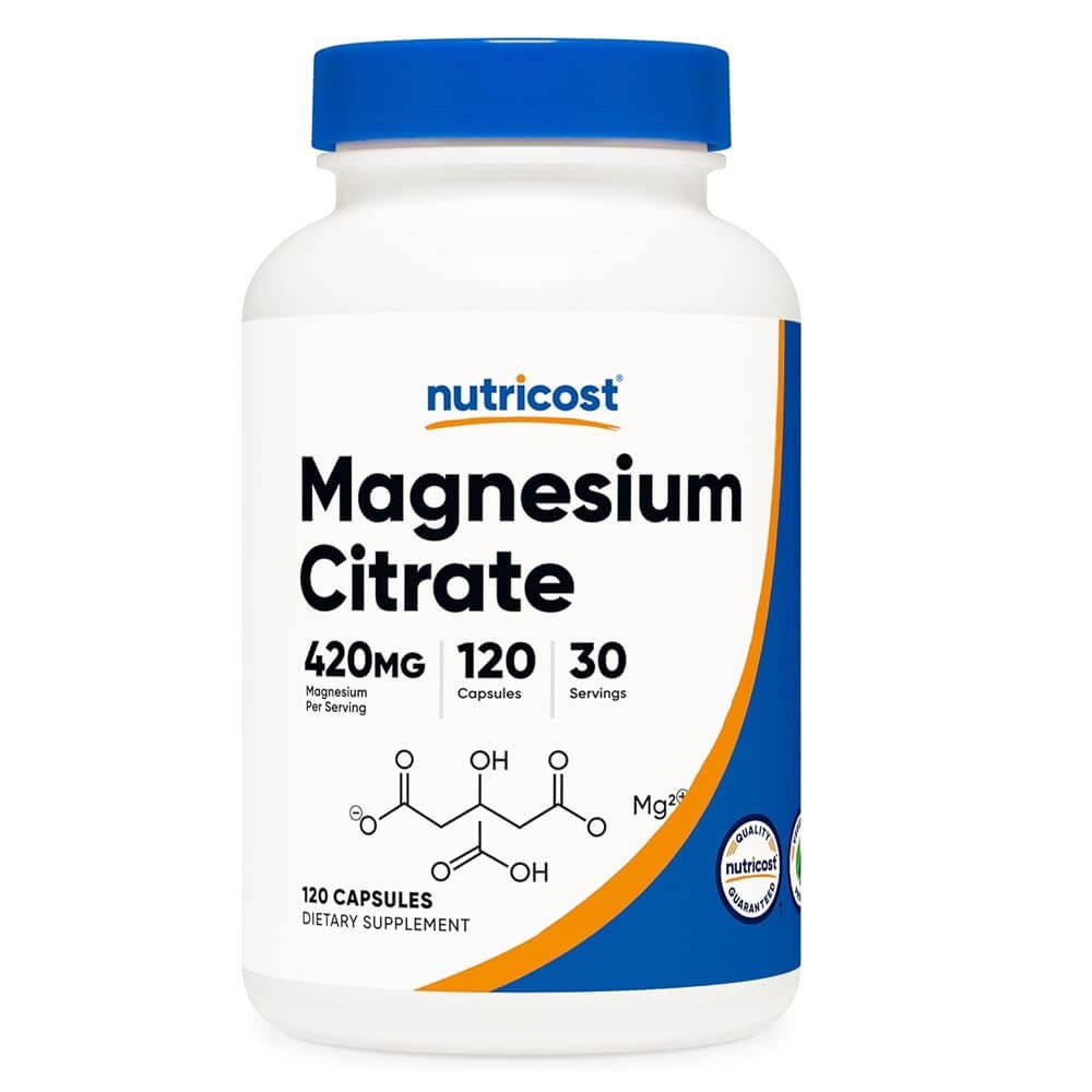 Magnesium Citrate 420mg, 120 Vegetarian Capsules