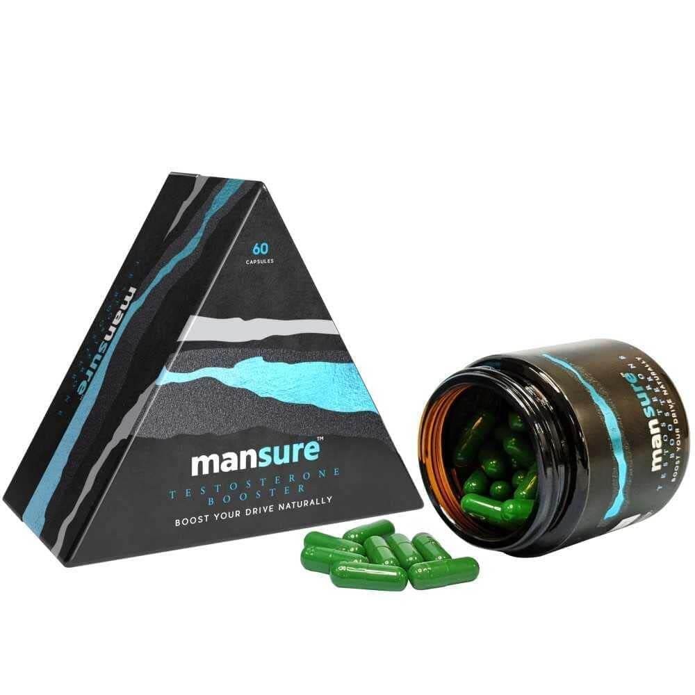 ManSure TESTOSTERONE BOOSTER for Men’s Health 60 Capsules(Gr