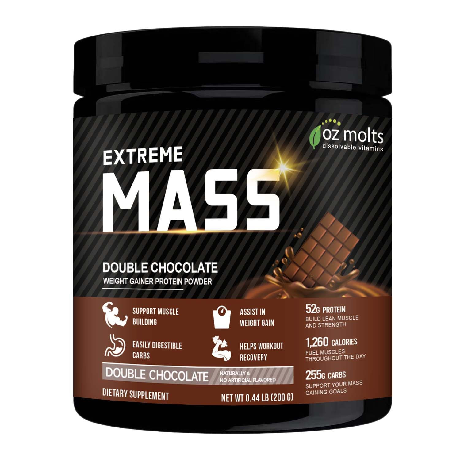 Mass Gainer Protein Powder 200 gram Chocolate Weight Gainer