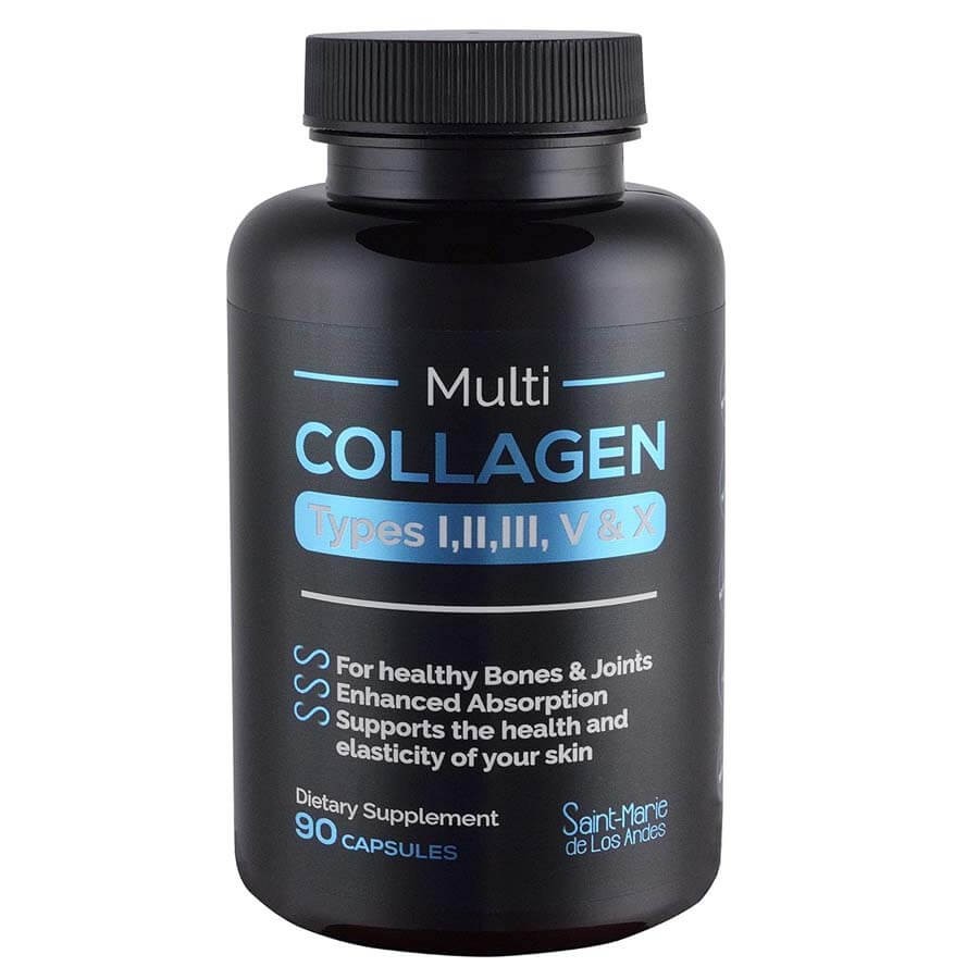 Multi Collagen Supplements (Types I, II, III, V & X) 90 Caps