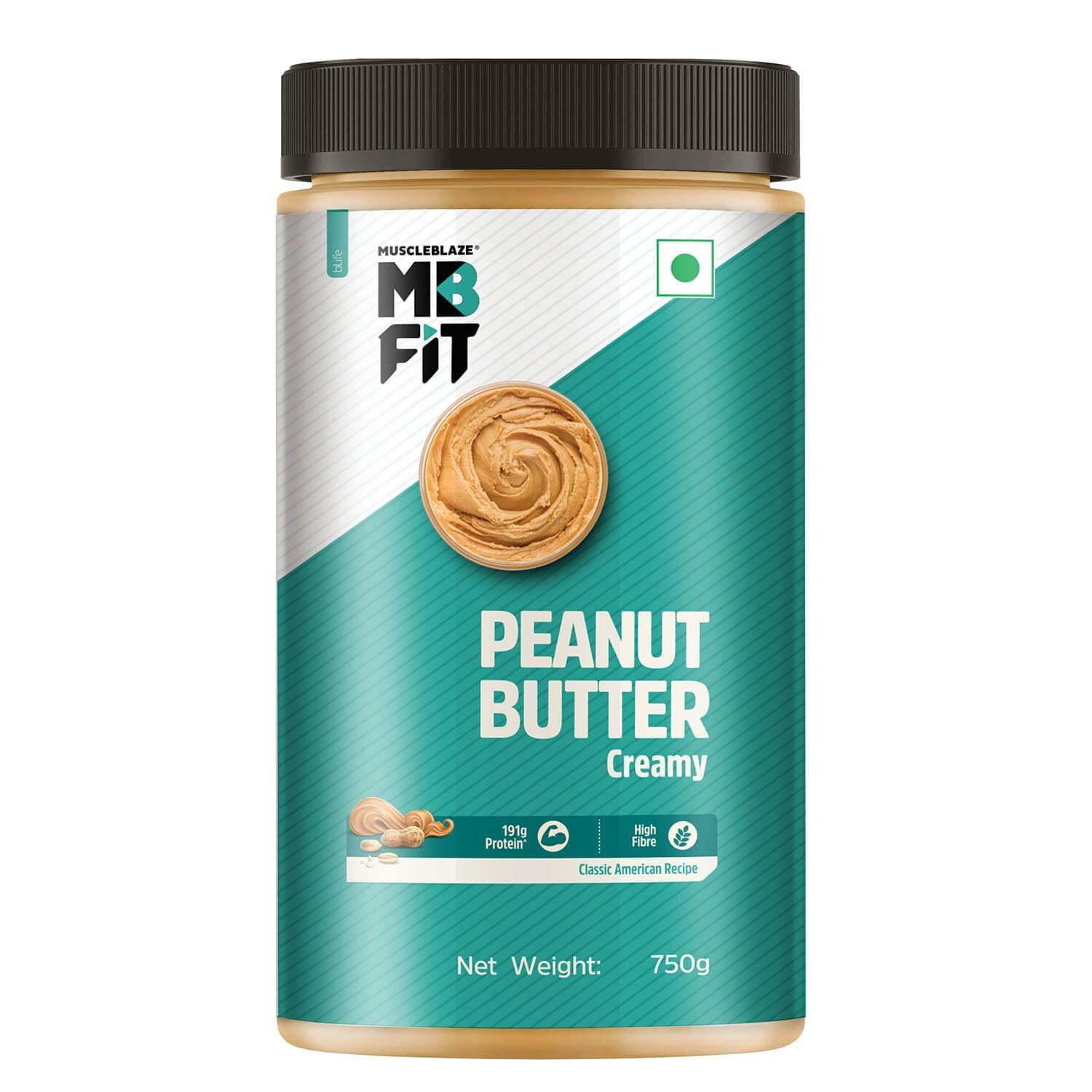 MUSCLEBLAZE Fit Peanut Butter Crunchy 750 gram