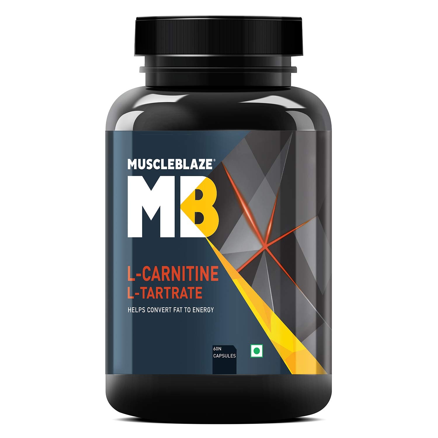 MuscleBlaze L-Carnitine L-Tartrate 500mg 60 Capsules