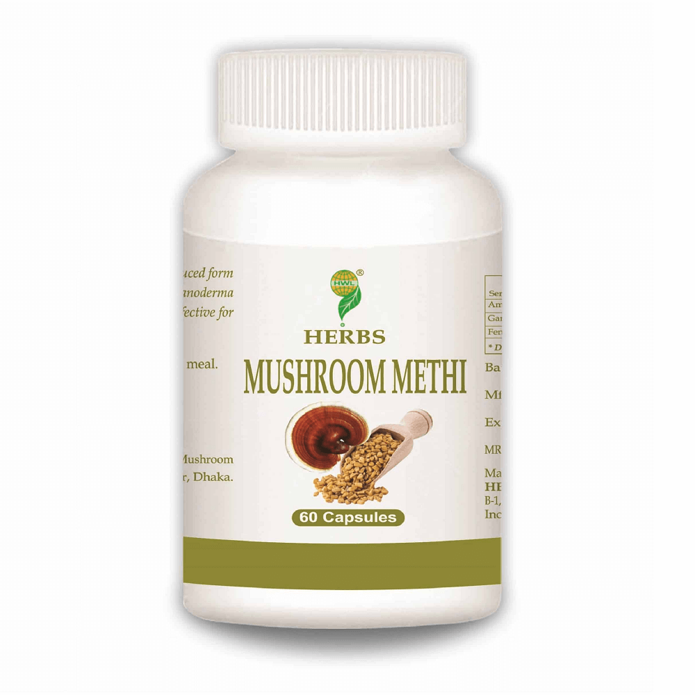 Mushroom Methi Supplement 60 Capsules