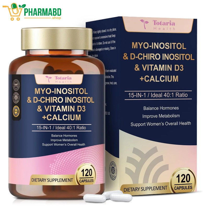 Myo & D Chiro Inositol Hormone Balance & Ovarian Support for
