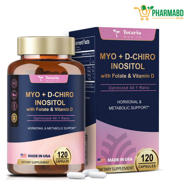 Myo & D Chiro Inositol Hormone Balance & Ovarian Support for