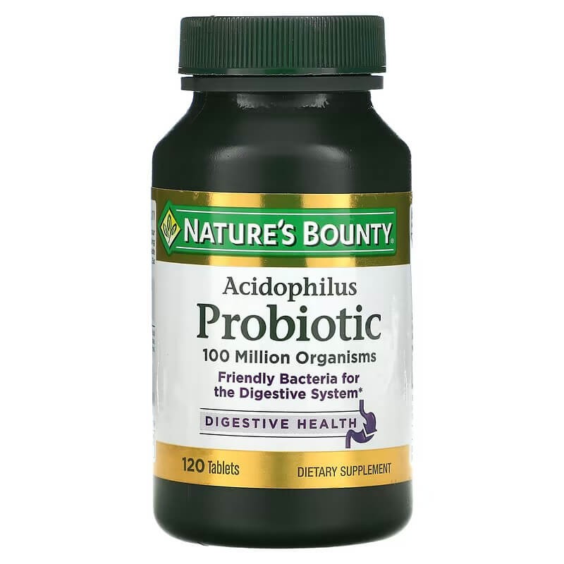 Nature's Bounty Acidophilus Probiotic 120 Tablets