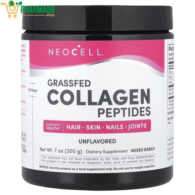 NeoCell Grassfed Collagen Peptides Unflavored 7 oz 200 gram