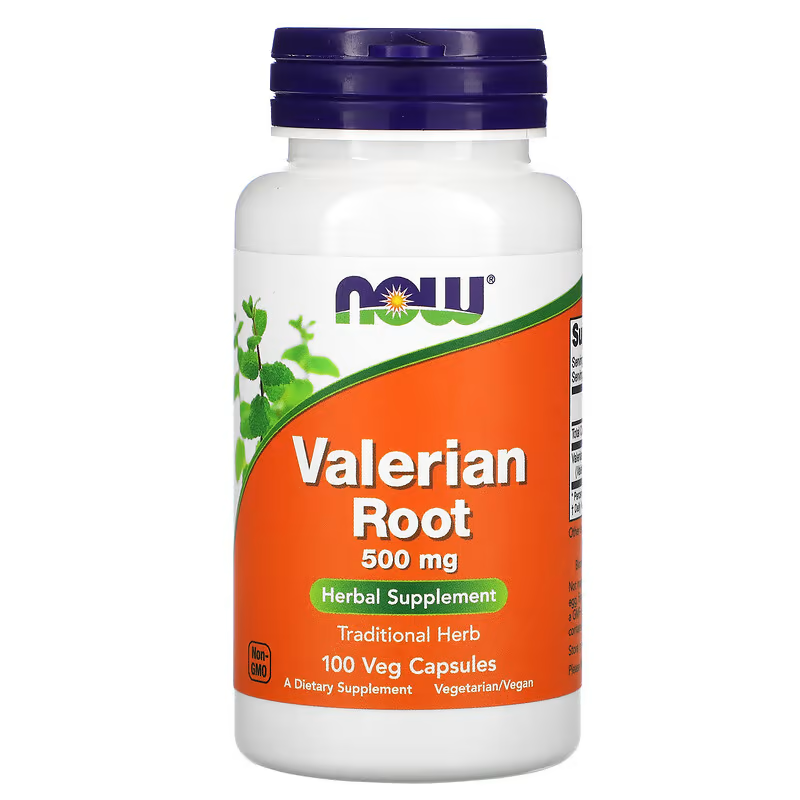 NOW Foods Valerian Root 500 mg 100 Veg Capsules