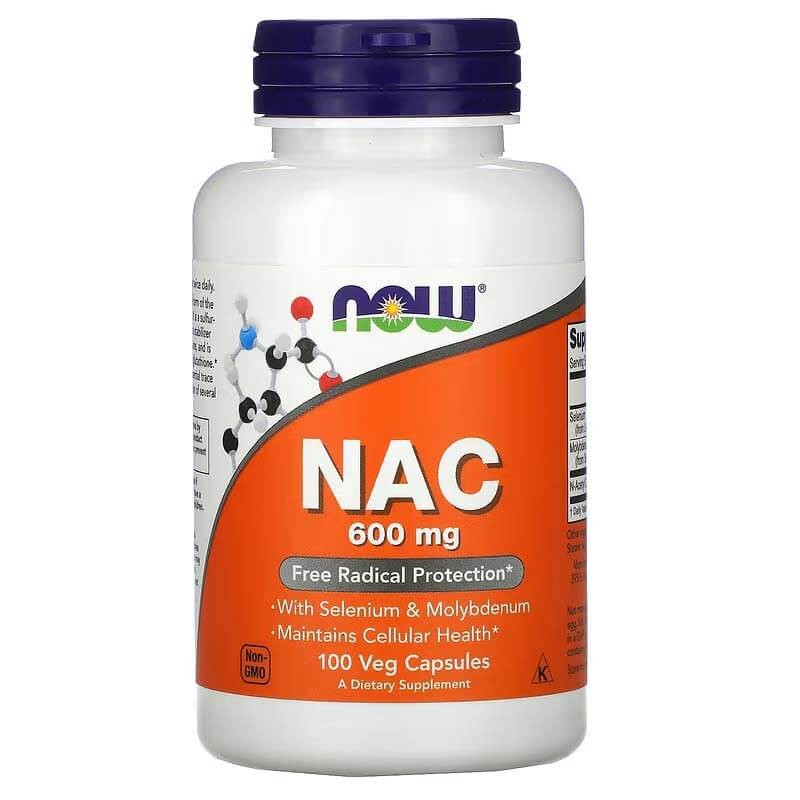 NOW NAC Supplements 600mg 100VegCaps