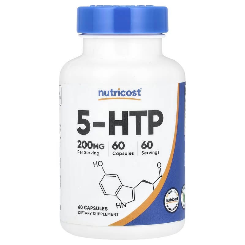 Nutricost 5-HTP 200mg 60 Vegetarian Capsules