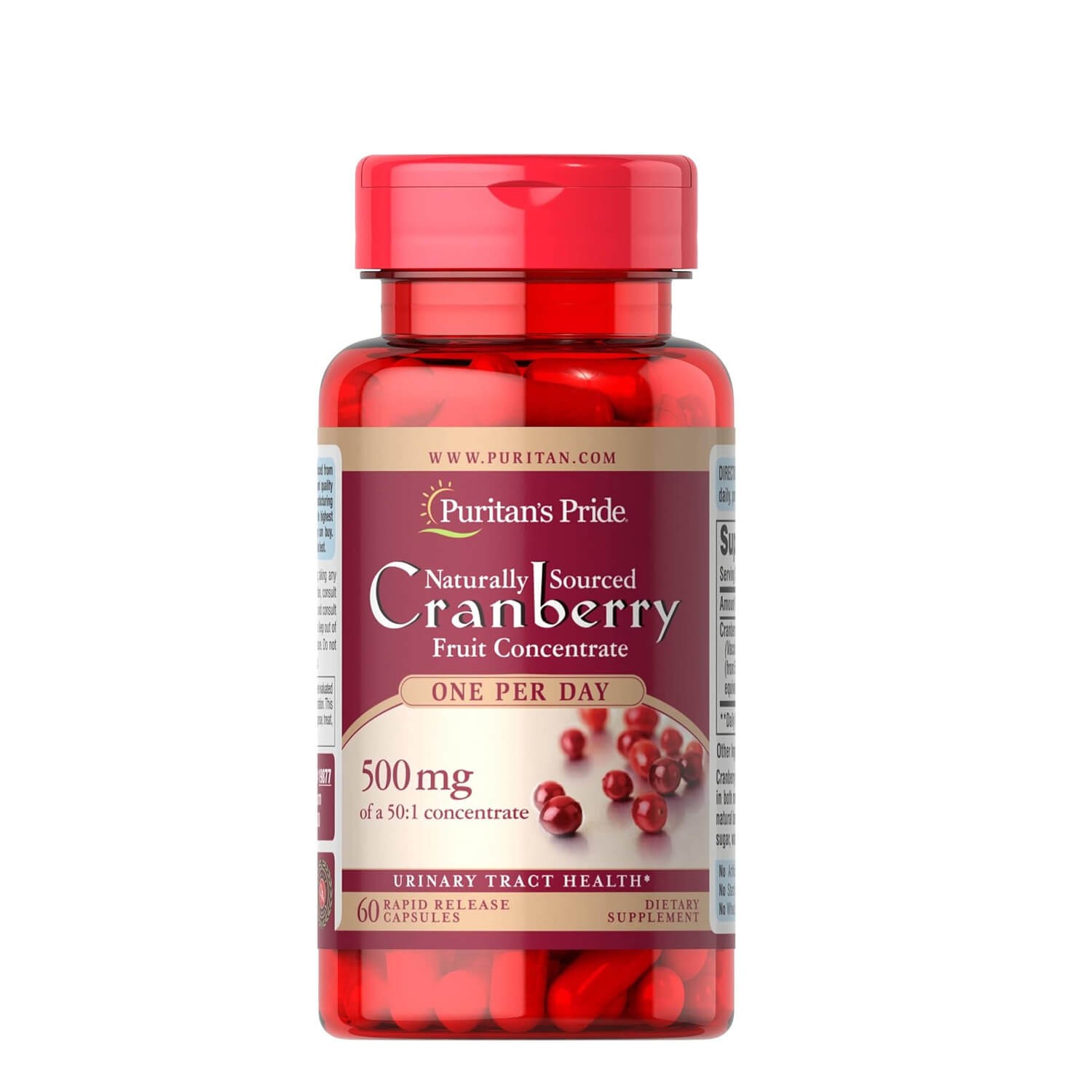 Puritan's Pride One A Day Cranberry 60 Capsules