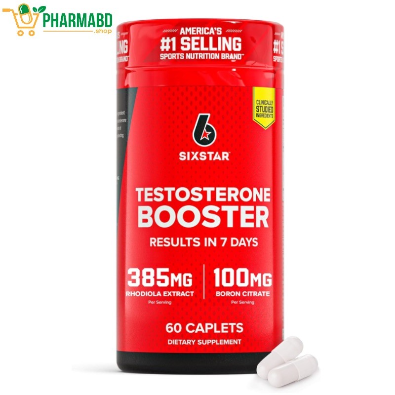 Six Star Testosterone Booster for Men Extreme Strength 60 Pi