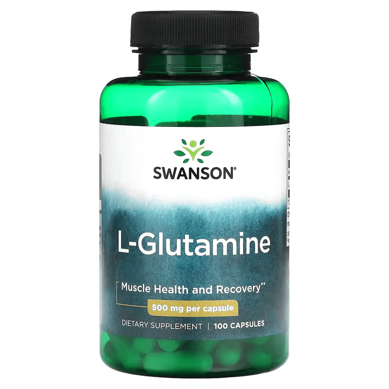 Swanson L-Glutamine Supplement 500mg 100 Capsules