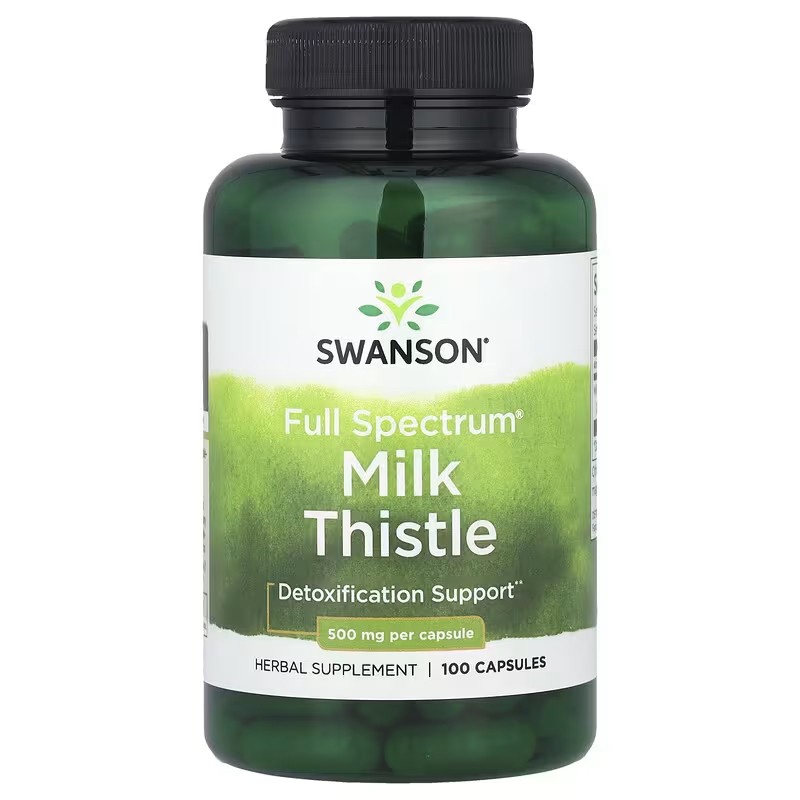 Swanson Milk Thistle 500 mg, 100 Capsules