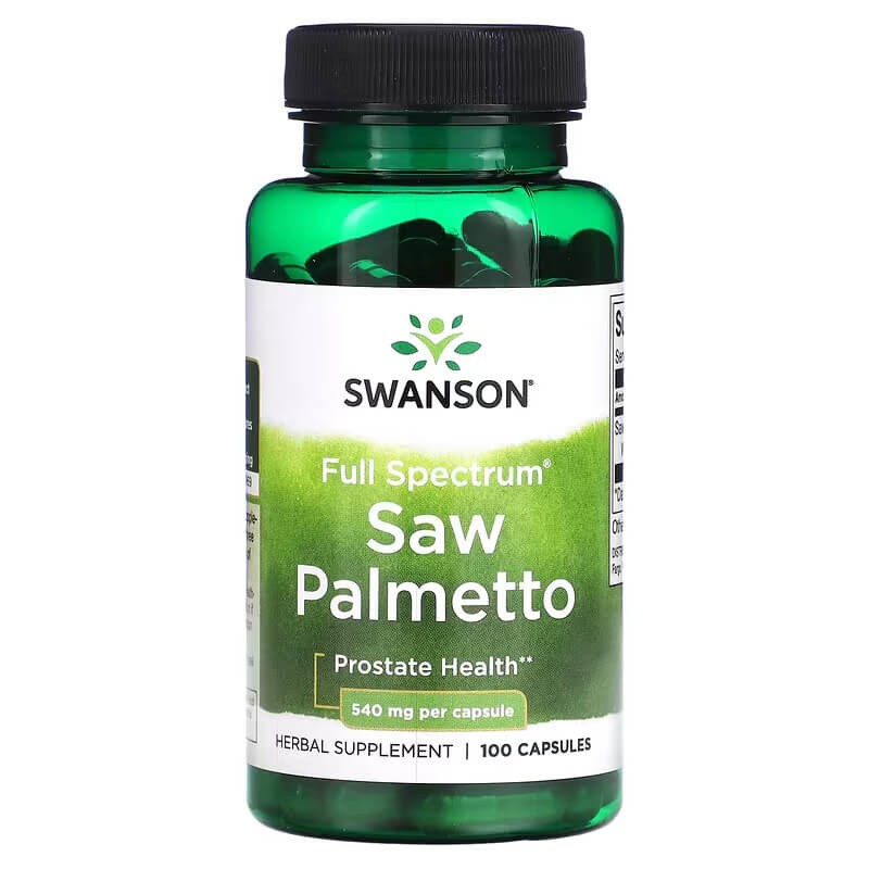 Swanson Saw Palmetto 540 mg Urinary Health Support 100 Caps