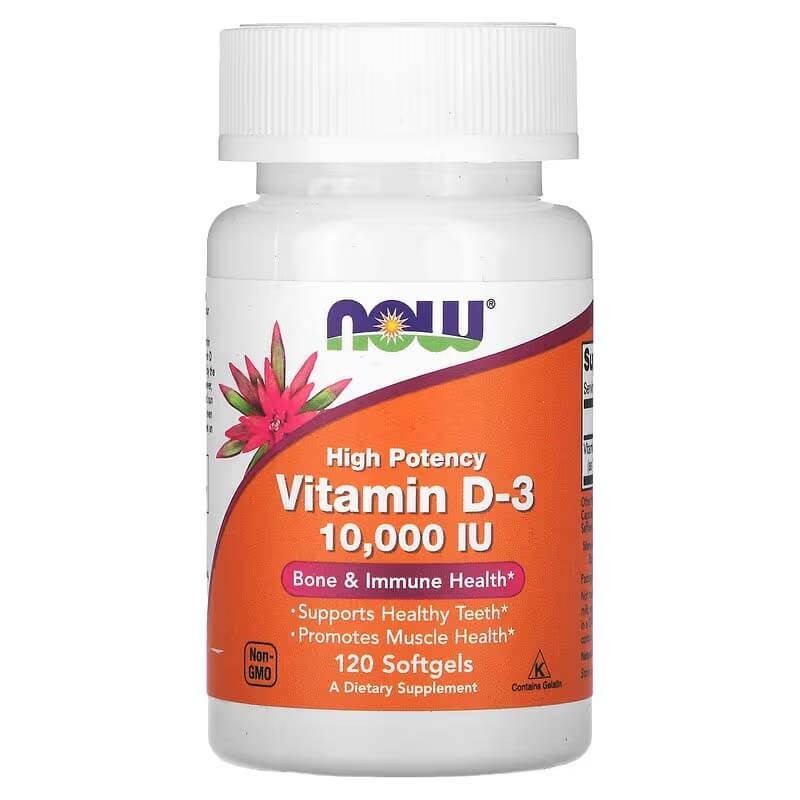 Vitamin D3 Supplement 10000IU 120 Softgels