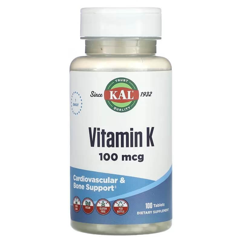 Vitamin K 100mcg 100 Tablets