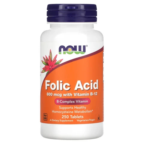 NOW Foods, Folic Acid, 250 Tablets