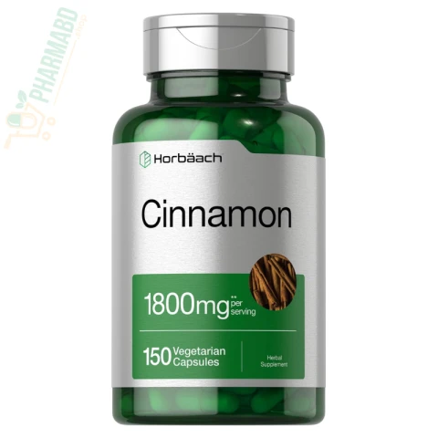 Horbäach Ceylon Cinnamon Supplement, 1800 mg, 150 Capsules