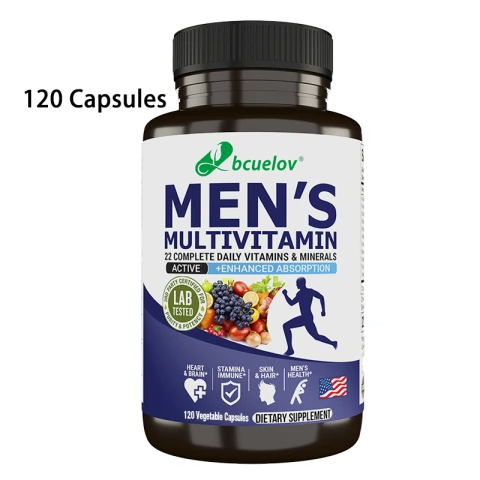 Bcuelov Men's Multivitamin Supplement 120 Capsules