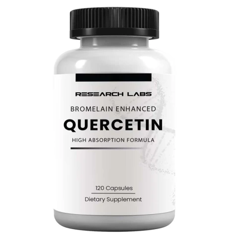 Research Labs Quercetin High Absorption Formula Bromelain 120 VegCaps