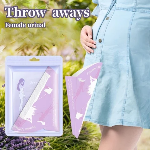 Disposable Female Urinal Funnel Portable Urinal For Women 10 PCS
