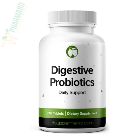 Natural Foundation Digestive Probiotics, Gut Health, 240 Tablets